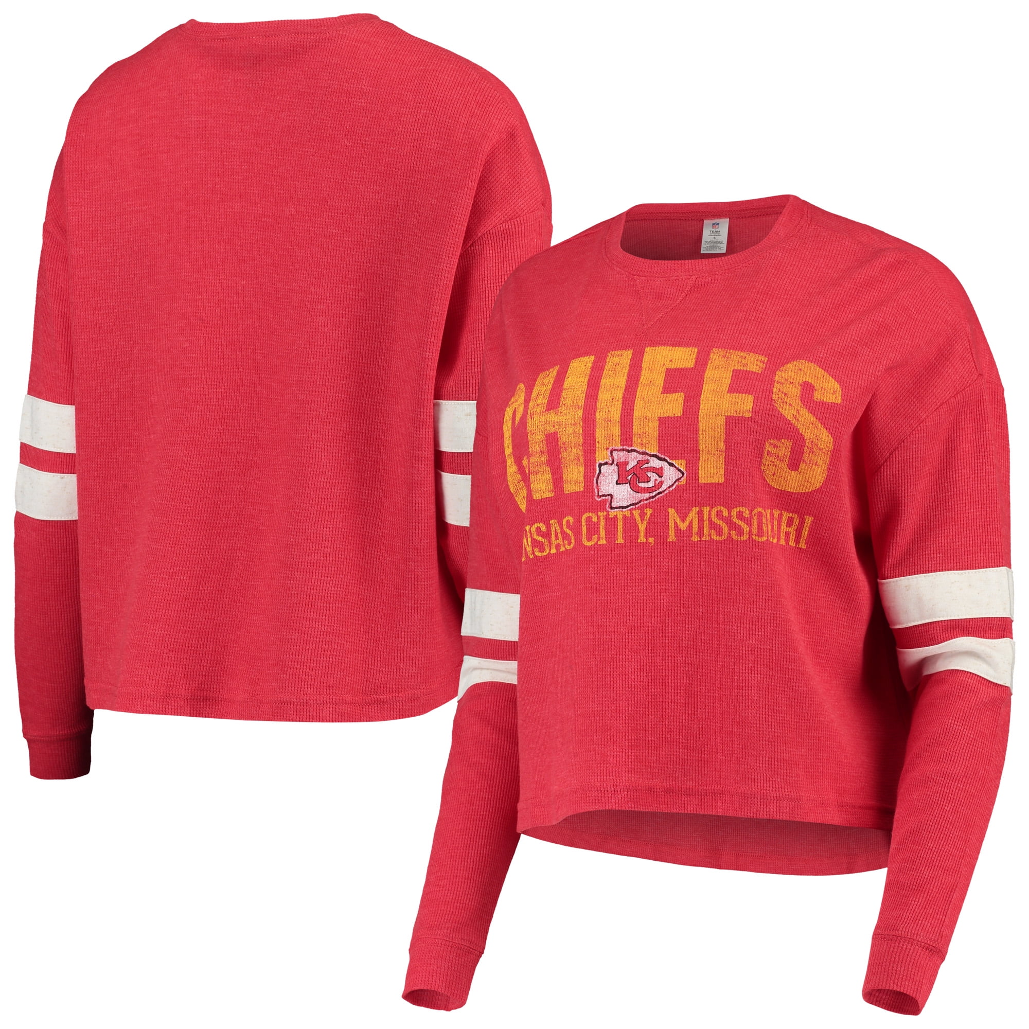 Kansas City Chiefs Women's Devote Long Sleeve TShirt Red
