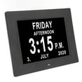 thumbnail image 2 of Digital Day Clock, Year Month Alarm Clock 110-240V 7 Inch  For Elderly For Bedroom US Plug, 2 of 8