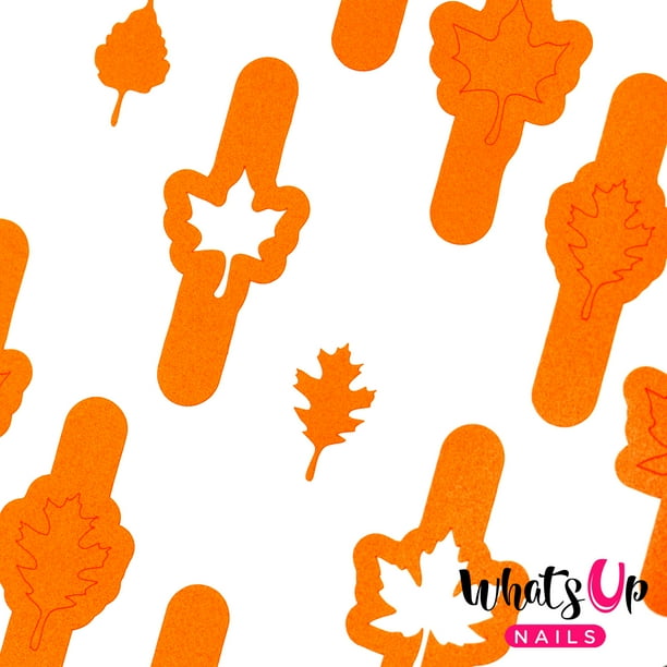 Download Whats Up Nails - Fall Vinyl Stencils Nail Art Design ...