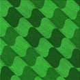 thumbnail image 1 of Ahgly Company Machine Washable Indoor Square Transitional Green Area Rugs, 6' Square, 1 of 7