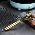 thumbnail image 3 of ReaNea Gold Potato Masher, Heavy Duty Stainless Steel Kitchen Vegetable Fruit Potato Ricer, 3 of 8
