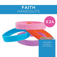 thumbnail image 3 of Jesus Loves Me Rubber Bracelet - Jewelry - 30 Pieces, 3 of 3