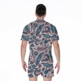 thumbnail image 2 of Summer Surfing Pattern Short Sleeve Men'S Rompers Casual Summer Jumpsuits Outfit, 2 of 4