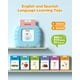 thumbnail image 2 of Tarjetas Flash Parlantes Bilingües En Español E Inglés Para 1-3 Juguetes De Terapia Del Habla De Bolsillo Con 512 Palabras Juguetes De Aprendizaje De Idiomas Montessori Juguetes Para Autismo Aprendiza, 2 of 5