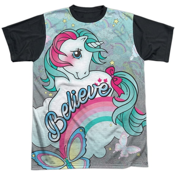 My Little Pony Retro Believe In Dreams Unisex Adult Halloween Costume Sublimated T Shirt