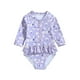 thumbnail image 1 of Odeerbi 2-6 Años Trajes de Baño de Manga Larga Con Lycra Para Niñas Traje de Baño de Una Pieza Para Entrenamiento Atlético de Verano Traje de Baño de Surf, 1 of 5