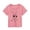F292 Pink, variant on Curuila Kids Child Girls Boys Shirt Easter Cartoon Print Short Sleeved Crew Neck Fashionable T Shirt White Size 9-10 Years