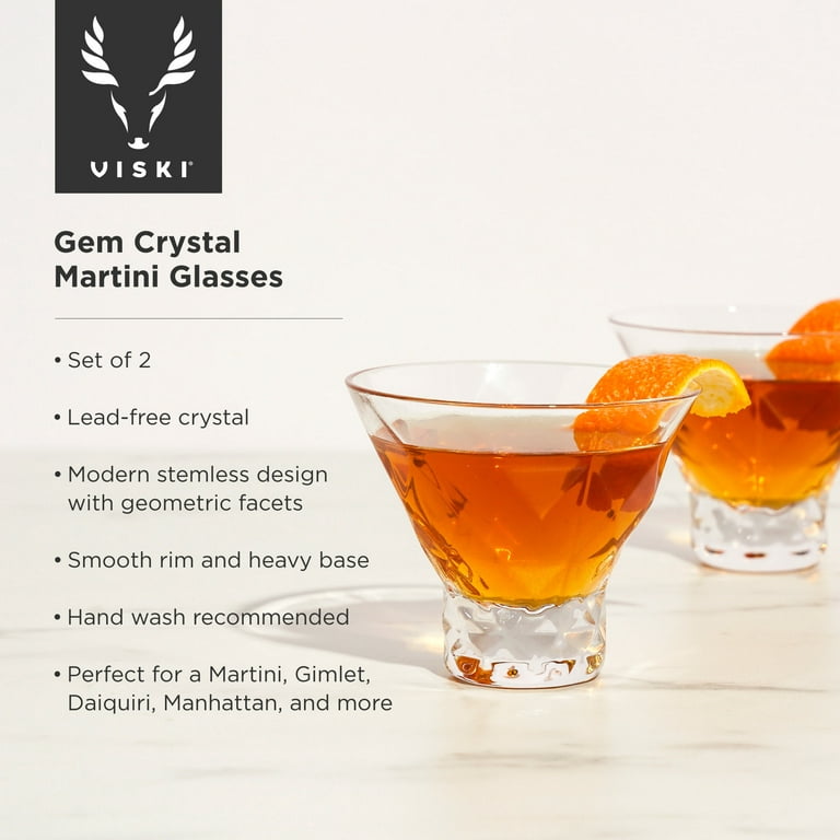Gimlet/Martini/Manhattan Glasses, Vintage set of 4