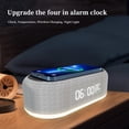 thumbnail image 6 of sruoe Alarm Clock, Digital Clocks, Clock Alarm Bedside, Clock Alarm Radio, Clock Alarm Digitalalarm, Mirror Digital Clock, Heavy Sleepers Alarm Clock, Plastic, 6 of 6