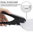 thumbnail image 4 of Elliptical Punch, Badge Hole Punch For Id Card, Pvc Slot And Paper, Heavy-duty Hole Punch For Pro Use, 4 of 5