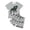 Grey, variant on Krdevn Boys Dinosaur Print T Shirt and Shorts Outfits Set for Casual Wear and Sports,7-8 Years