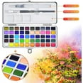 thumbnail image 6 of ASOVNXF Watercolor Paint Set, 50 Vivid Colors,Water Colors Paint Adult Set with Carrying Case, Palette and Accessories, Art Supplies for adults, Artists, Amateur Hobbyists and Painting Lovers, 6 of 8