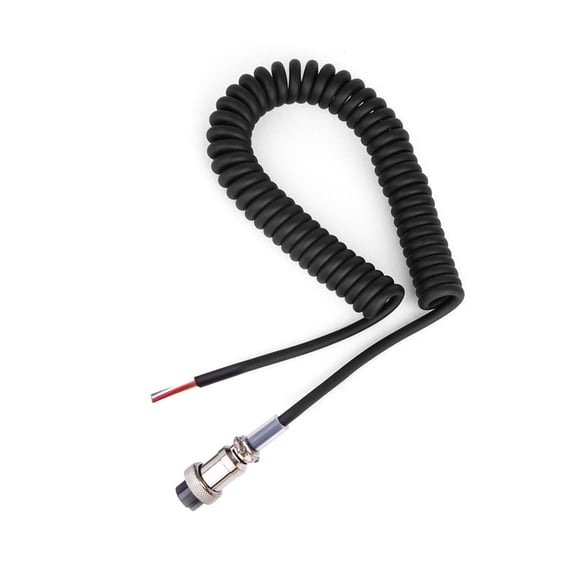 VHF/UHF Microphone Extension Cable Handheld Speaker Mic Cable Cord for Alinco Radio EMS-57 EMS-53 DR635 DR620 DR435