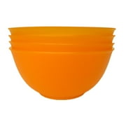 Preston 6" Bowls, Orange, 4pk