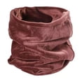 thumbnail image 1 of Soft Cotton Winter Tube Scarf Neck Gaiter with Velvet Touch, 1 of 5