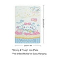 thumbnail image 2 of Cuadro colgante de hojalata de Cinnamoroll, pintura de pared de hierro, fondo de pared para el hogar, dormitorio, arte decorativo para colgar en la pared, 30 x 20 cm, 2 of 4