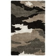 thumbnail image 3 of SAFAVIEH Florida Edwin Camouflage Shag Area Rug, Beige/Multi, 5' x 5' Round, 3 of 10