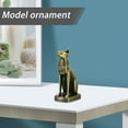 thumbnail image 6 of KAKOWELY 1Pcs Bastet Figurine Cat Statue Office Decoration for Mythology Fans Zinc Alloy, 6 of 7