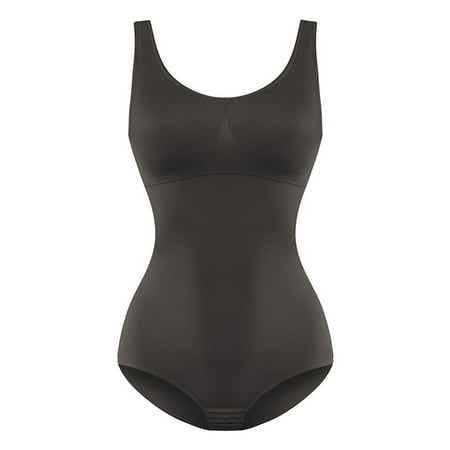 

Women Scoop Neck Shapewear Bodysuit Sleeveless Ribbed Tummy Control Jumpsuit Top