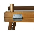 thumbnail image 1 of Telescope Casual Bar Height World Famous Walnut Frame Directors Chair, Natural, 1 of 3