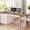 White and Brown, variant on 55.1" Farmhouse Office Desk with 3 Drawers for Home Office | Computer Desk with File Drawer & Storage Shelves,Executive Desk with Power Outlet for Home Office,,White and Brown