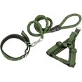 thumbnail image 1 of Extra Long 1.6 Meters Pets Dogs No-pull Padded Leads Leash And Harness Vest Collar Set Adjustable For Heavy Duty Small Medium Large Breed Dogs Trainin, 1 of 5