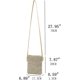 thumbnail image 4 of Bolso de playa de paja para mujer, lindo bolso de paja de verano, pequeño bolso bandolera de paja para vacaciones, 4 of 4