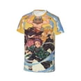 thumbnail image 3 of Boys Girls Game Demon Slayer T-Shirts Youth 3D Print Short Sleeve Shirts Kid's Novelty Shirt Teenage Fashion Tee Shirt, 3 of 8