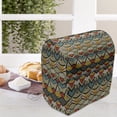 thumbnail image 3 of African Stand Mixer Cover, Complex Pattern of Triangles Half Circles and Zigzag Lines with Retro Grunge Look, Kitchen Appliance Organizer Bag Cover with Pockets, 5 Quarts, Multicolor, by Ambesonne, 3 of 4
