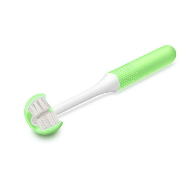 Baby Toothbrush Comfortable Grip U Type Safe Compact Creative Oral Care Tool Durable Three-sided Baby Toothbrush for Bathroom