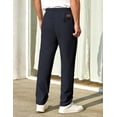 thumbnail image 2 of COOFANDY Mens Casual Pants Elastic Waist Chino Pants Lightweight Drawstring Pants with Pockets, 2 of 6