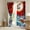Red Green White Blue Black, variant on Christmas Tree Blackout Curtains for Bedroom Xmas Lights Curtains for Living Room 2 Panels 38"Wx54"L