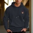 thumbnail image 5 of Men's 330g 100% Cotton Terry Dropped Shoulder Hoodie-Christmas deer head pattern, 5 of 17