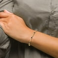 thumbnail image 2 of Auriga Fine Jewelry 14K Yellow Gold Diamond and Oval Sapphire Bracelet 7inch for Women, 2 of 6
