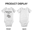 thumbnail image 3 of My Big Sister Is A Rhinoceros Cute Baby Bodysuit Boy Girl, 3 of 5