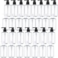thumbnail image 1 of Eccliy 30 Pack 8 oz Clear Empty Lotion Bottles Plastic Pump Bottles Hand Dish Dispenser Round Containers Refillable Container Black White Pumping for Shampoo Conditioner, 1 of 7