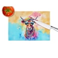thumbnail image 4 of Carolines Treasures DAC3962LCB 15 x 12 in. Hippie Animal Cow Glass Cutting Board, 4 of 5