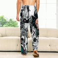 thumbnail image 3 of My Hero Academia Pajamas Pants 3D Printing Wide Leg PJ Pant Loungewear Casual Comfy Sleepwear Lounge Pants for Men Women5XL, 3 of 9