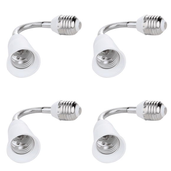 Peggybuy E27 LED Light Bulb Lamp Holder Flexible Extension Adapter Socket (20cm)