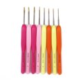 thumbnail image 4 of WHAMVOX Multi Color Plastic Handle Metal Head Crochet Hooks for Creating Beautiful Patterns 1 0 mm to 2 75 mm, 4 of 7