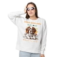 thumbnail image 2 of Brittany Spaniel Mother Book Lover Living That Dog Mom Life Happy Mother's Day Sweatshirt Unisex Merch Brittany Dog Lover Gifts Idea - 03004, 2 of 6