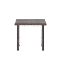 thumbnail image 3 of Noble House Palmilla Faux Rattan/Iron Patio End Table in Multi-Brown (Set of 3), 3 of 12