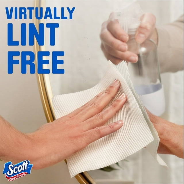 Scott Paper Towels, Choose-A-Sheet, 6 Double Rolls (Pack of 4)