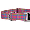 thumbnail image 7 of Country Brook Petz® Premium Bubblegum Pink Plaid Dog Collar and Leash, Extra Large, 7 of 7