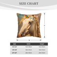 thumbnail image 2 of KLL Rainbow White Horse Decorative Throw Pillow Covers Velvet Soft for Couch Sofa Bedroom Living Room Outdoor (No pillow core)- 18"x18", 2 of 5