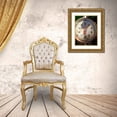 thumbnail image 3 of Grayscale 15x18 Gold Ornate Wood Framed with Double Matting Museum Art Print Titled - Scale Face, 3 of 4