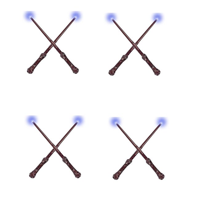 8 Uds. Varitas mágicas iluminadas con sonido, varita de juguete iluminadora para niños, niñas, niños, fiesta, Cosplay, Acce
