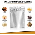 thumbnail image 4 of 55 sacs en mylar de 17,8 x 25,4 cm pour le stockage des aliments, sacs sous vide en mylar Sacs en mylar pour céréales, légumineuses, aliments, grains de café et thé, petits sacs en mylar pour le stoc, 4 of 5