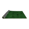 thumbnail image 2 of Ahgly Company Indoor Round Oriental Green Industrial Area Rugs, 3' Round, 2 of 4