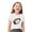 White, variant on Boys Girls Cute Rugby Print Tops Kids Short Sleeve Graphic T-Shirt Soft Crew Neck Loose Summer Tops Tee